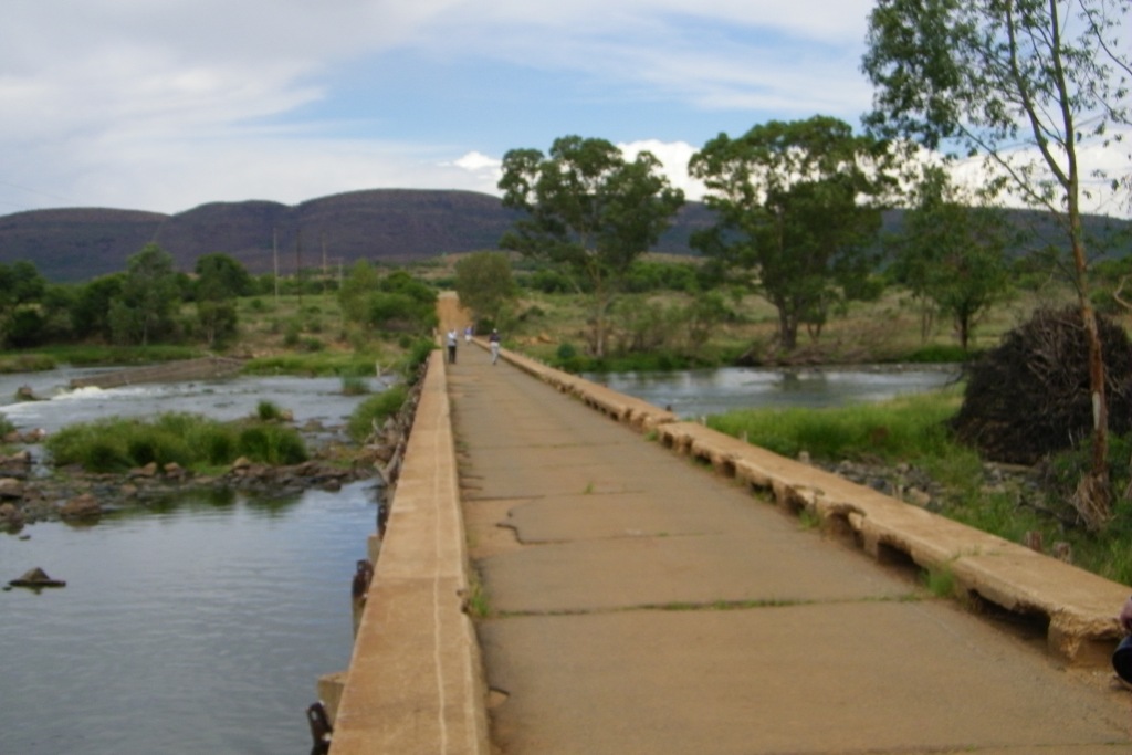 Venterskroon Schoemans drift bridge